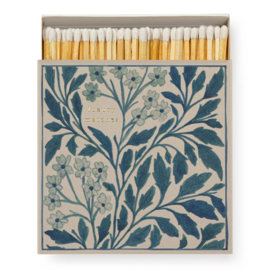 Archivist Blue Floral Luxery Matches