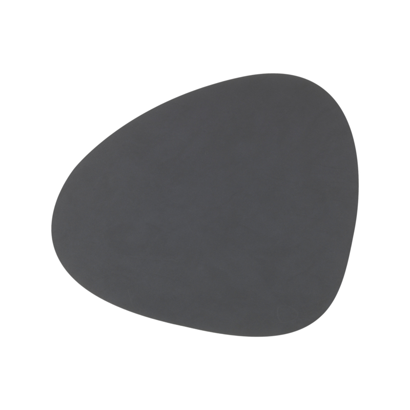 Lind DNA Table mat Curve - Nupo Anthracite
