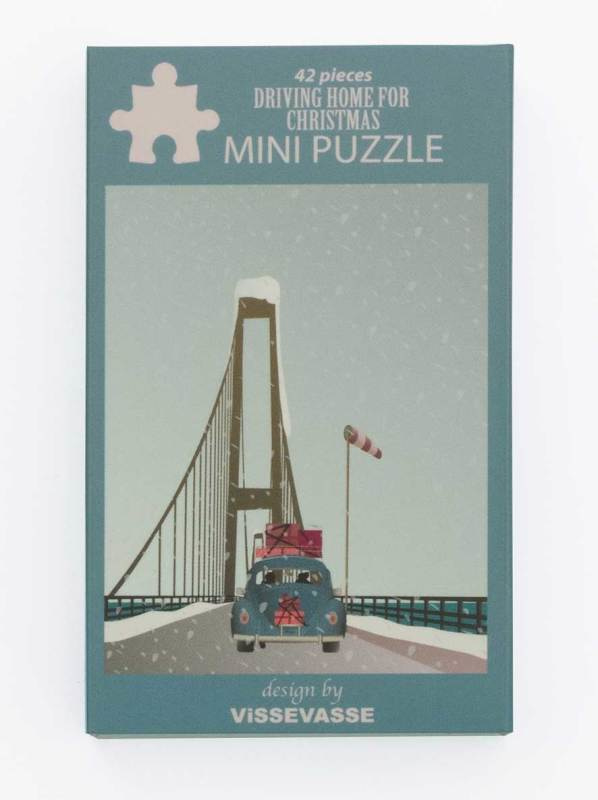 Vissevasse Mini Puzzel Driving home for Christmas