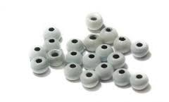 Brass Beads White 3.2mm (10pcs)