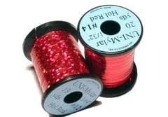 UNI Holographic Tinsel Red