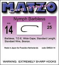 Grey Matzo Nymph Barbless