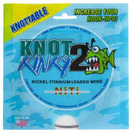 Knot to Kinky Nickel-Titanium wire  25lb