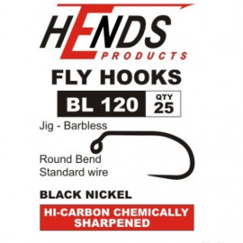 Hends BL 120 barbless jig hooks