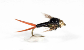 Tungsten Copper John Black Nymph #12