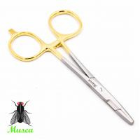 Musca Forceps with Scissors 6"