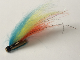 Tube Fly orange-yellow-blue