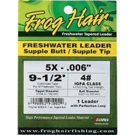 Frog Hair Fresh Water Leader