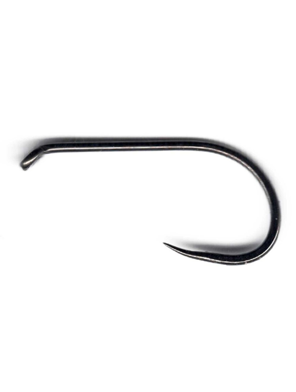 20pcs Barbed Fly Fishing Hooks Black Nickle Caddis Hooks Nymphs