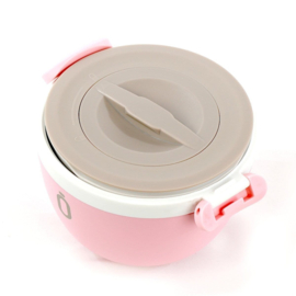 Runbott thermos foodbox -  roze wit
