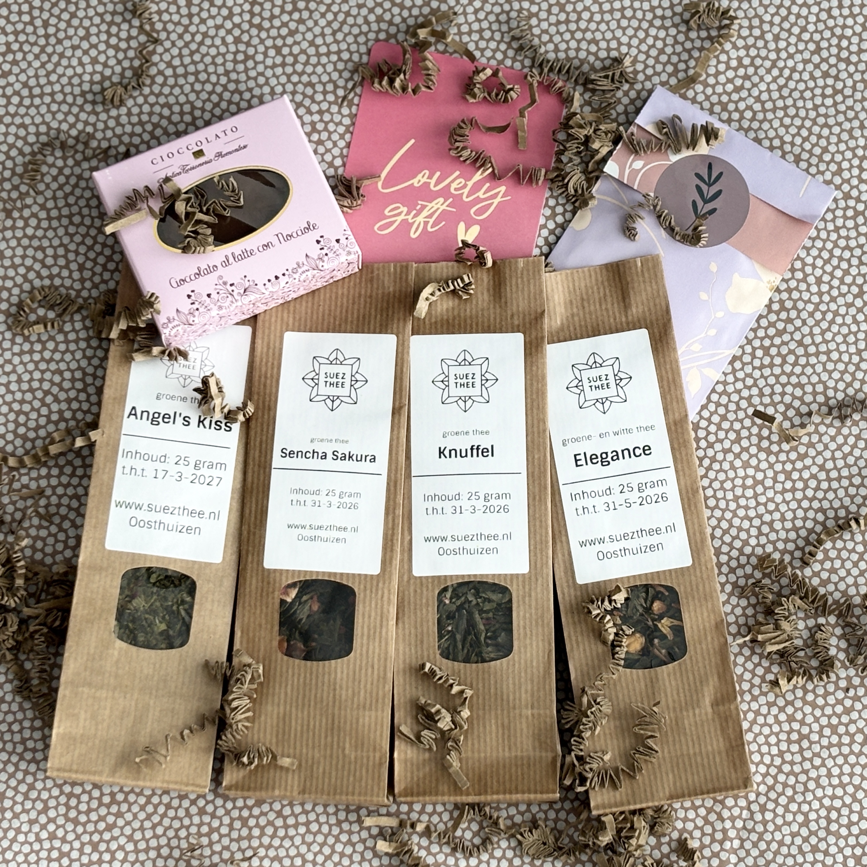 Brievenbus cadeaupakket | groene thee
