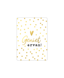 Giftcard, diverse teksten