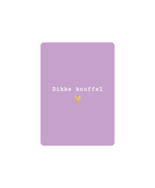Giftcard, diverse teksten