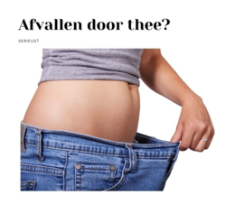 Afvallen door thee?