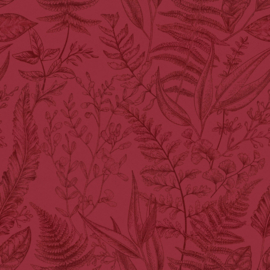 Behang bladeren ton-sur-ton  18564 Flora