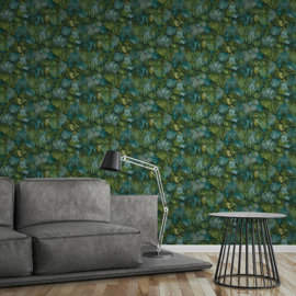 tropical floral behangpapier groen 37280-3