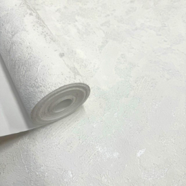 wit glitter behang vlies overschilderbaar beton look
