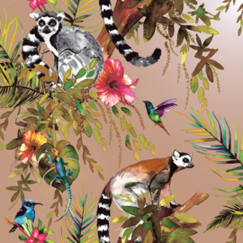 Dutch Wallcoverings Imaginarium II behang Lemur 12404