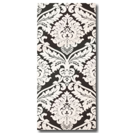 5292-75 zwart wit barok vinyl 3d behang