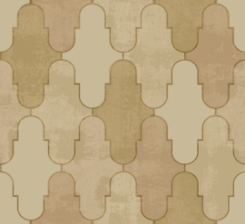Behang met grafisch arabesque patroon 5903  Forme