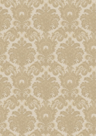 Barok behang beıge creme taupe vıntage 3934