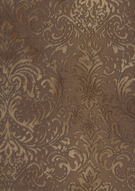 Barok behang bruin goud vintage 95910-5