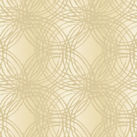 GeoGeometric Wallpaper - Leon Circles Glitter behang - Plum -Luxury Grandeco -BOA-015-04-3