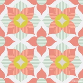 behang 61168-04 Graphic Flower retro