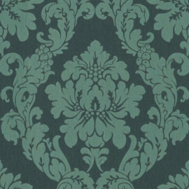 Barok behang groen 085784