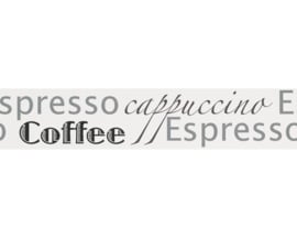 behangrand keuken espresso cappuccino