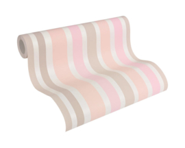 roze streepjes behang esprit 30288-1