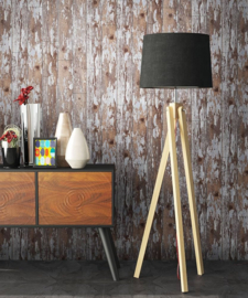 Behangpapier Hout  Bruin 622009