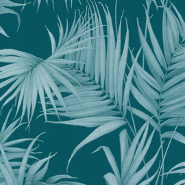 Behang tropical exotisch palm bladeren 36505-5