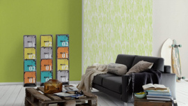 Esprit home behang groen wit 30286-2