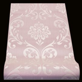 Klassiek roze Glans barok behang 13110-90