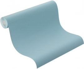 723434  uni blauw behang