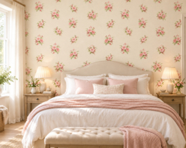 COUNTRY STIJL ENGELSE BLOEMEN BEHANG 955151 95515-1