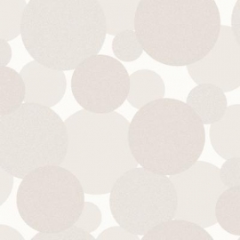 Bubbles behang 135446 creme