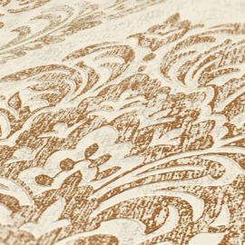 Exclusief behang wit goud 39112-1