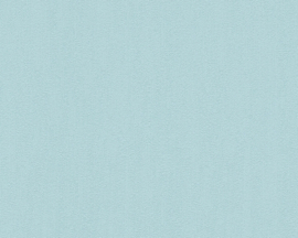 blauw uni vlies behang As Creation 3531-46
