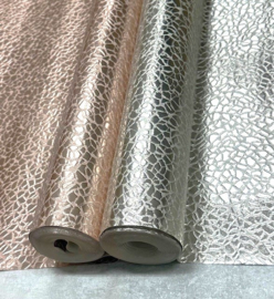 Retro Chic: Zilver Aluminium Effect voor een Glanzende Uitstraling