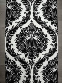behang zwart wit vloers effekt vlies barok behang 170