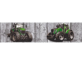 groen tractor behangrand 35843-1