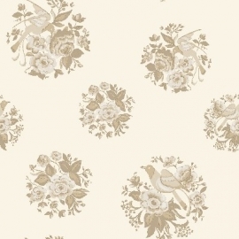 Royal Kashmir behang 135327 bloemen beige