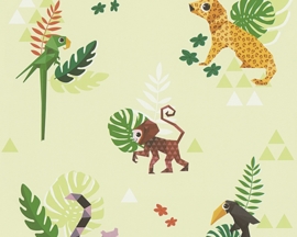 dieren behang behang 30303-3 Jungle Party