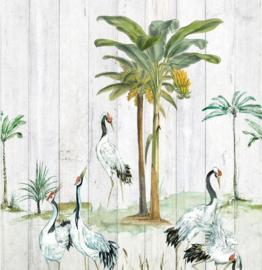 Dutch Wallcoverings One Roll One Motif behang Tropical Wood A39401