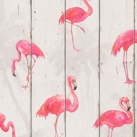 Flamingo Behang beige  479720