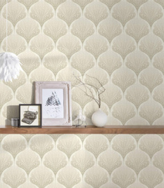 Retro behang creme 36310-5