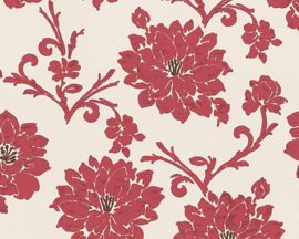 BLOEMEN BEHANG ROOD AS CREATION 271532
