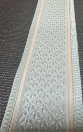 Smal rand klassiek groen trendy beige streepje